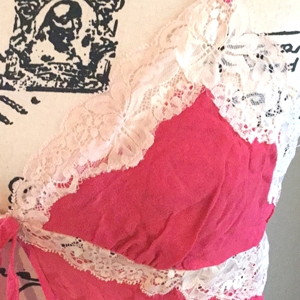 Vintage Y2K Silk Victoria’s Secret BabyDoll Set - Picture 3 of 5